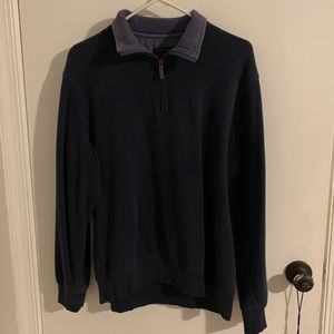 MEN’S VAN HEUSEN SIZE MED NAVY BLUE PULLOVER